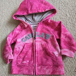 🌈 Cabela's BABY 3Mo. Bright Pink Kids Hoodie